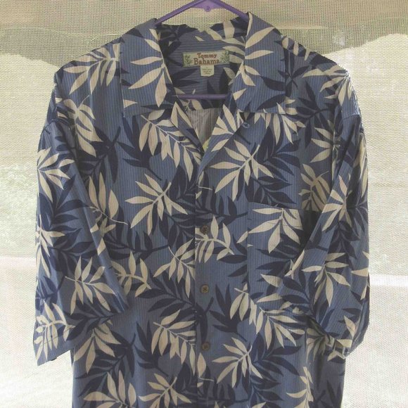 Tommy Bahama Other - Vintage Tommy Bahama Silk Hawaiian SHIRT Mens L